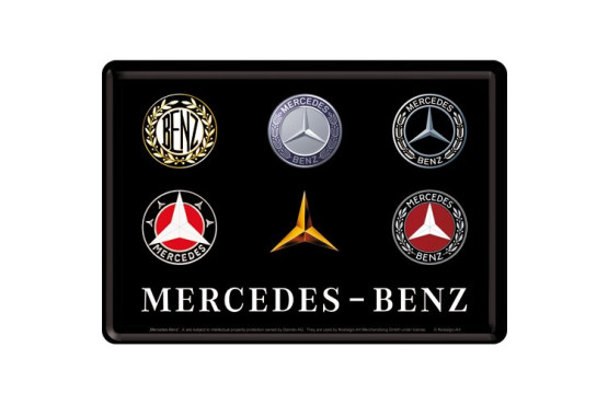 Postikortti Mercedes-Benz logot