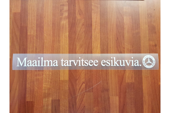 Takalasitarra Maailma tarvitsee esikuvia 