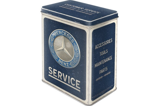Säilytyspurkki L Mercedes-Benz - Service Emblem Blue